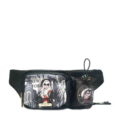 SOFT NYLON BELT BAG WITH FASHION PRINT - Life In New York