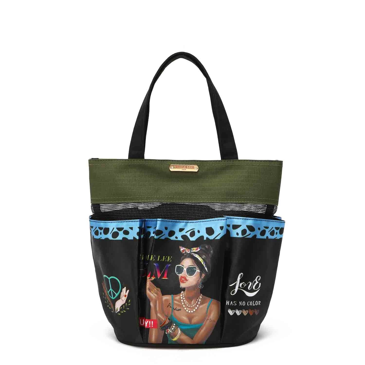 BORSA ORGANIZZATORE CONVENIENTE STAMPATA V.2 - Latoya ama chi è