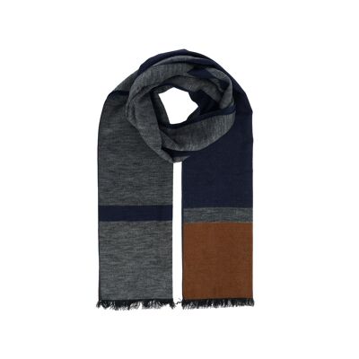 Patterned men's scarf 30x180