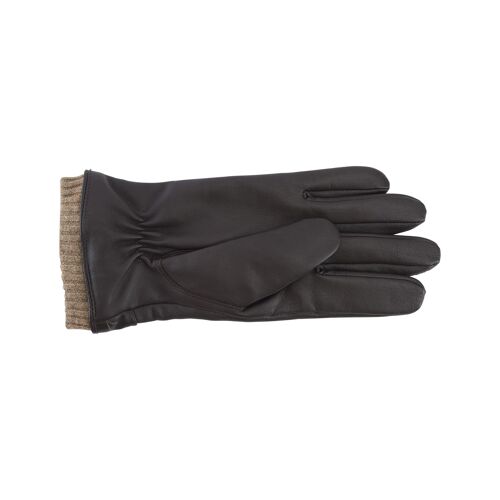 Schicke Lederhandschuhe für Herren, dark brown