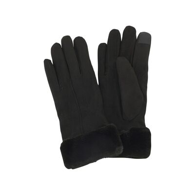 Soft knitted gloves for women