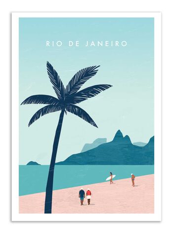 Art-Poster - Rio de Janeiro - Katinka Reinke-A3 1