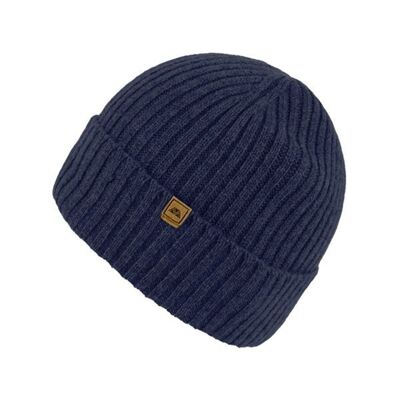 Knitted hat for men made from a wool-cashmere mix