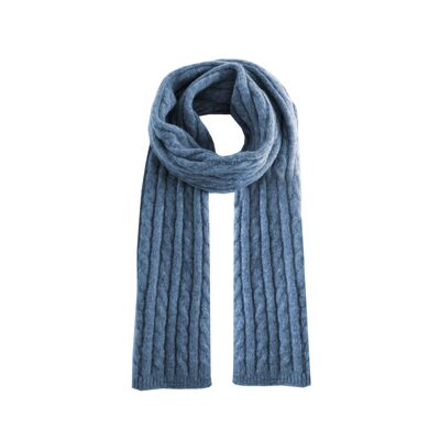 Echarpe femme couleur jean