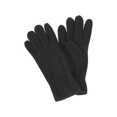 Warm gloves for women, black
