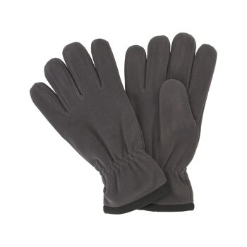 Gants d'hiver en polaire pour hommes avec isolation spéciale ICULATE®, gris