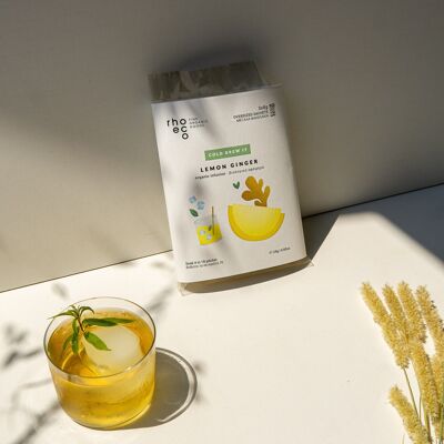 Citron Gingembre - Cold Brew It - Mélange de tisanes biologiques