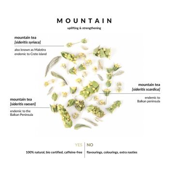 Montagne - Buvez-le, plantez-le - Mélange de tisanes biologiques 2