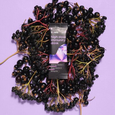 Tonic High Dose Elderberry & Blackcurrant Immunity Drink