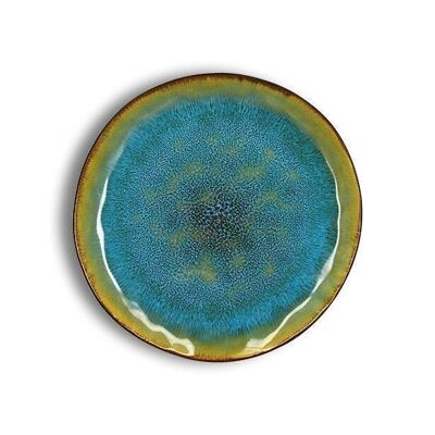 Motala dessert plate 20.5cm in blue stoneware