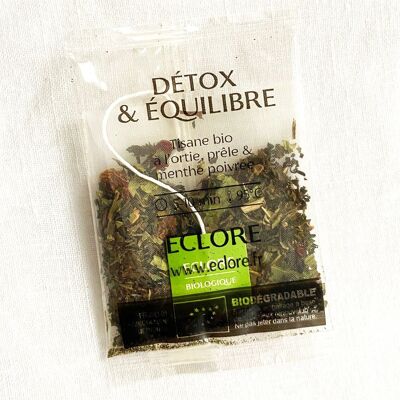 Organic Detox & Balance herbal tea - 40 individual compostable sachets
