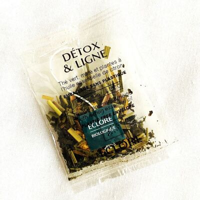 Detox & Line organic tea in 40 individual bags