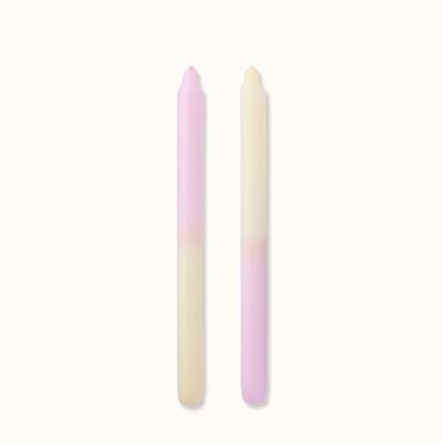 Dip dye candle: Pink Cotton