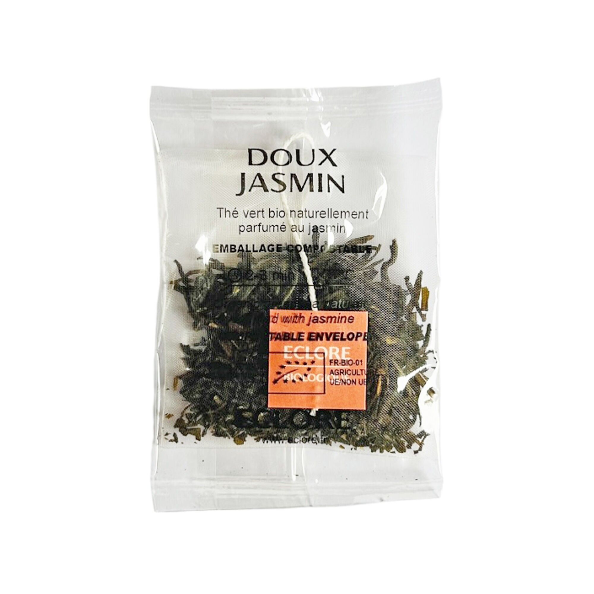 Organic Jasmine Tea - 40 individual compostable freshness bags for CHR