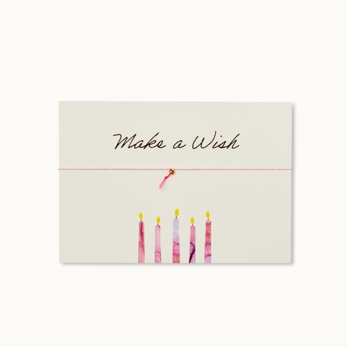 Armband-Karte: Make a Wish