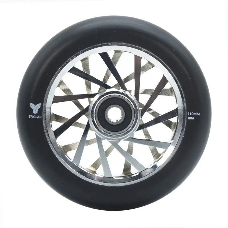 Roues De Rechange Pour Trottinette électrique - Tailles 145/180/200 Mm - Polyuréthane Silencieux - Roulements ABEC - Paire - 5