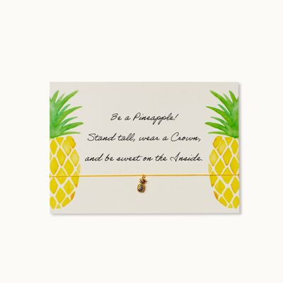 Bracelet card: Be a Pineapple!