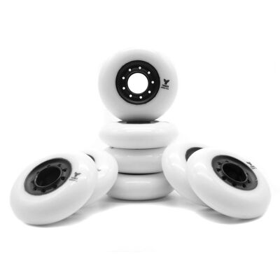 Ruedas Trigger Cloud Pro Roller 80mm/85A Blanco x8