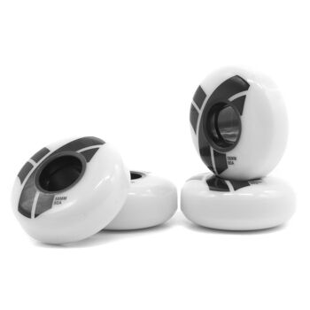 Roues de Roller Trigger Team 58mm/90A Blanc x4 2