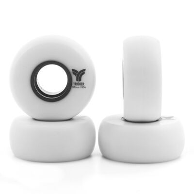 Trigger Level Roller Wheels 57mm/90A White x4