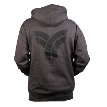 Sweat à Capuche Trigger Hero Zippé Anthracite 2