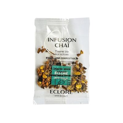 Organic Chai Infusion - 40 individual compostable sachets for CHR