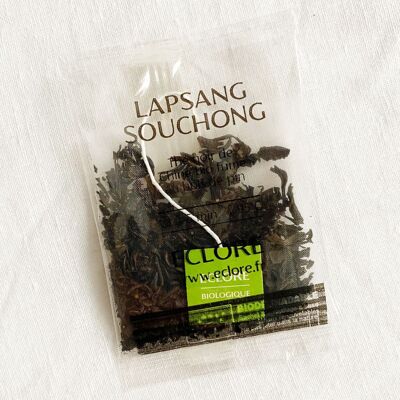 Lapsang Souchong orgánico 40 sobres individuales compostables