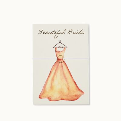 Bracelet card: Beautiful Bride