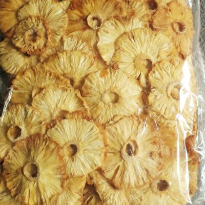 Organic dried pineapple slices, no added sugar, no preservatives - 10 kg