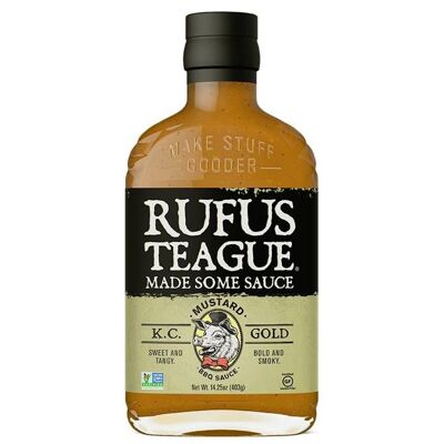 Rufus Teague BBQ Sauce KC Gold Mustard