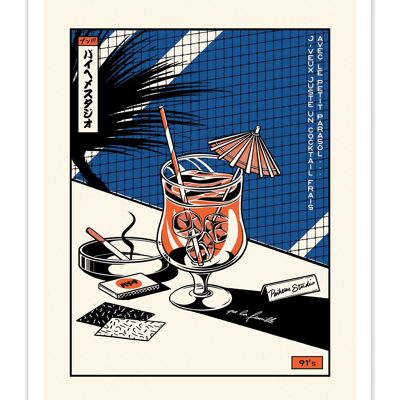 Poster d'arte - Cocktail - Studio Paiheme