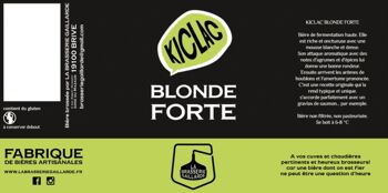 Kiclac Blonde Forte 75cl 8% vol. 2