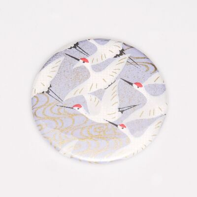 Magnet washi paper cranes parma background