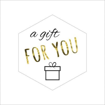 A Gift for You - black and gold