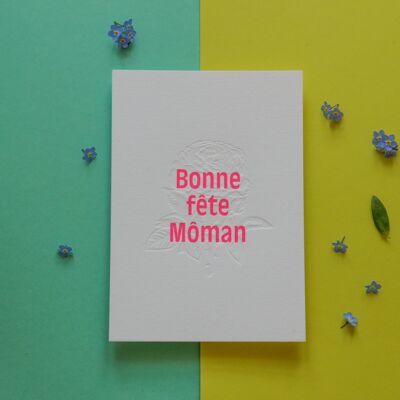 Tarjeta feliz del día de la tipografía de Môman