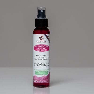 Nebbia floreale rosa damascena e ribes nero "Rose Burgundy" (100 ml)