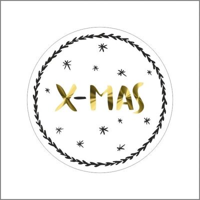 X-Mas - etiquetas de deseos - 500 piezas