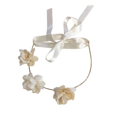 Headband Cécile x Blanc Sauvage