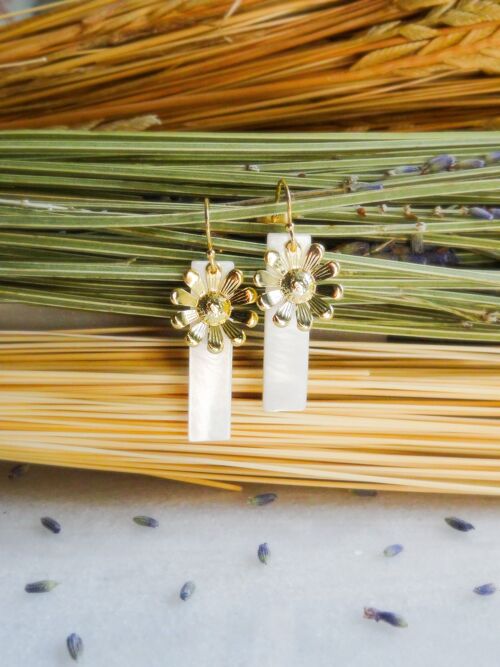 Boucles d'oreilles Marguerite