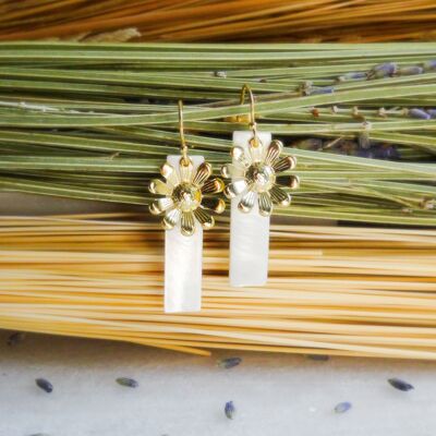 Boucles d'oreilles Marguerite