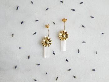 Boucles d'oreilles Marguerite 4