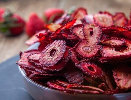 Fragole Secche Bio Label Rouge De France - 50g - HECOSFAIR