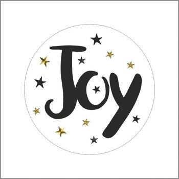 Joy - Etiquettes de souhaits - 500 pièces