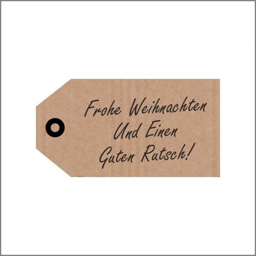 Frohe Weihnachten - wens etiketten - 500 st