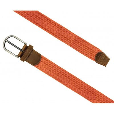 Ceinture Tressée l'aventurière Orange Taille 3