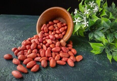 Arachidi o arachidi crude biologiche e del commercio equo e solidale dall'Uzbekistan - 250g - HECOSFAIR