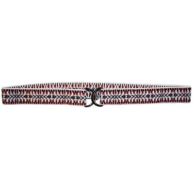 Garnet White Mini Greca Belt