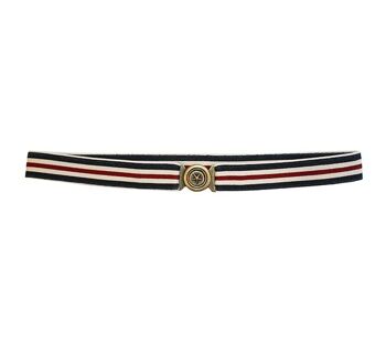 Ceinture Mini Sailor Rouge Marine Blanc 1