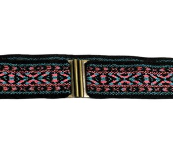 Ceinture Noire Bleu Fuchsia 2