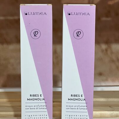 Currant and magnolia scented water Lumea snail slime cosmetics